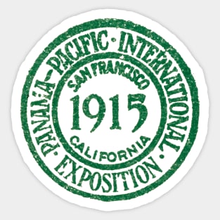 1915 San Francisco Exposition Sticker